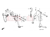 HONDA CB250P NIGHTHAWK 1993 F-20 SUPPORT