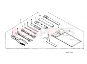 HONDA CB250P NIGHTHAWK 1993 F-29 TOOLS