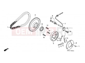 HONDA CB250Y NIGHTHAWK 2000 E-8 CLUTCH COUPLING START