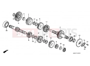 HONDA CB250Y NIGHTHAWK 2000 E-16 TRANSMISSION
