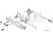 HONDA CB250Y NIGHTHAWK 2000 E-17 TRANSMISSION DRUM