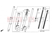 HONDA CB250Y NIGHTHAWK 2000 F-8 FRONT FORK