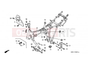 HONDA CB250Y NIGHTHAWK 2000 F-28 FRAME HOUSING