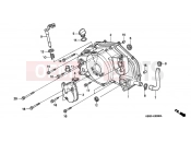 HONDA NSR125RX NSR125R 1999 E-3 RIGHT CRANKSHAFT COVER