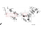 HONDA NSR125RX NSR125R 1999 E-8 OIL PUMP / DISC SPRING VALVE
