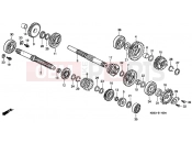 HONDA NSR125RX NSR125R 1999 E-11 TRANSMISSION