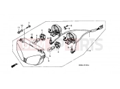 HONDA NSR125RX NSR125R 1999 F-1-1 HEADLIGHT (2)