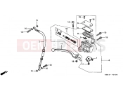 HONDA NSR125RX NSR125R 1999 F-4 FRONT MASTER CYLINDER