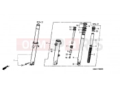HONDA NSR125RX NSR125R 1999 F-8 FRONT FORK