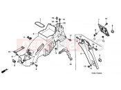 HONDA NSR125RX NSR125R 1999 F-25 REAR FENDER