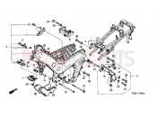HONDA NSR125RX NSR125R 1999 F-30 FRAME HOUSING