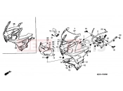 HONDA NSR125RX NSR125R 1999 F-33 ​​UPPER ENGINE HOUSING