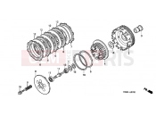 HONDA VT125C2Y Shadow VT125C 2000 E-7 CLUTCH