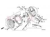 HONDA VT125C2Y Shadow VT125C 2000 F-1 HEADLIGHT