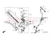 HONDA VT125C2Y Shadow VT125C 2000 F-4 FRONT MASTER CYLINDER
