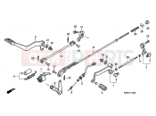 HONDA VT125C2Y Shadow VT125C 2000 F-18 PEDAL