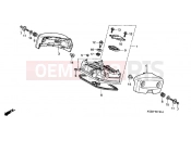 HONDA VT125CY Shadow VT125C 2000 E-1-1 VALVE COVER (REAR)
