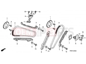 HONDA VT125CY Shadow VT125C 2000 E-4 TIMING CHAIN ​​/ TENSIONER