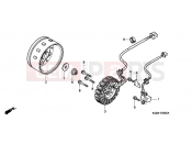 HONDA VT125CY Shadow VT125C 2000 E-9 GENERATOR