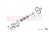 HONDA VT125CY Shadow VT125C 2000 E-11 WATER PUMP
