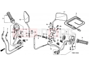 HONDA VT125CY Shadow VT125C 2000 F-3 HANDLE LEVER / SWITCH / CABLE