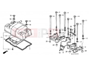 HONDA CB450SG CB450S 1986 E-2 VALVE COVER