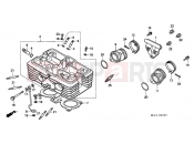 HONDA CB450SG CB450S 1986 E-3 CYLINDER HEAD
