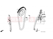 HONDA CB450SG CB450S 1986 E-6 TIMING CHAIN ​​/ TENSIONER