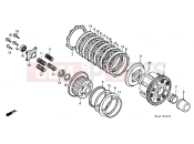 HONDA CB450SG CB450S 1986 E-9 CLUTCH