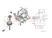 HONDA CB450SG CB450S 1986 E-13 LOWER CRANKSHAFT