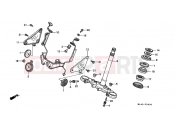HONDA CB450SG CB450S 1986 F-6 STEERING WHEEL