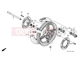 HONDA CB450SG CB450S 1986 F-10 FRONT WHEEL