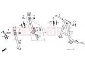 HONDA CB450SG CB450S 1986 F-20 SUPPORT