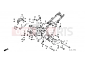 HONDA CB450SG CB450S 1986 F-27 FRAME HOUSE