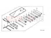 HONDA CB450SG CB450S 1986 F-28 TOOLS