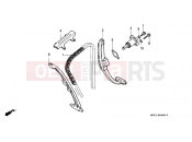 HONDA CB500R CB500 1994 E-4 TIMING CHAIN ​​/ TENSIONER