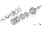 HONDA CB500R CB500 1994 E-6 CLUTCH