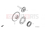 HONDA CB500R CB500 1994 E-7 CLUTCH COUPLING START