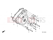 HONDA CB500R CB500 1994 E-8 LEFT CRANKSHAFT COVER