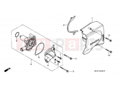 HONDA CB500R CB500 1994 E-10 WATER PUMP