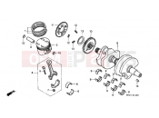 HONDA CB500R CB500 1994 E-14 CRANKSHAFT / PISTON