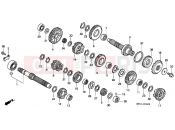 HONDA CB500R CB500 1994 E-16 TRANSMISSION