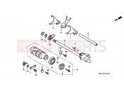 HONDA CB500R CB500 1994 E-17 TRANSMISSION DRUM