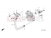 HONDA CB500R CB500 1994 E-18 WATER PIPE