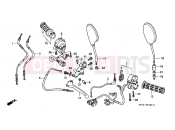 HONDA CB500R CB500 1994 F-3 SWITCH / CABLE