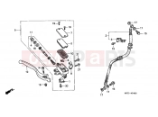 HONDA CB500R CB500 1994 F-4 FRONT MASTER CYLINDER