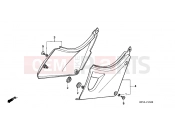 HONDA CB500R CB500 1994 F-15 SIDE COVER