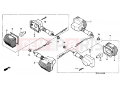HONDA CB500R CB500 1994 F-24 FLASHING