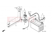 HONDA CB500R CB500 1994 F-26 BATTERY