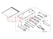 HONDA CB500R CB500 1994 F-29 TOOLS